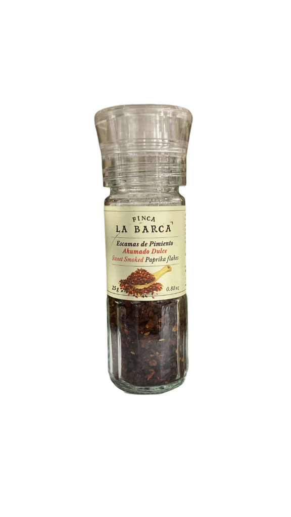 [EPADMFLB25] Escamas De Pimento Ahumado Molinillo 25gr[LA BARCA] (Dulce)