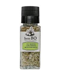 Sal Marina con hierbas Mediterráneas 80g-molinillo[BENBO]