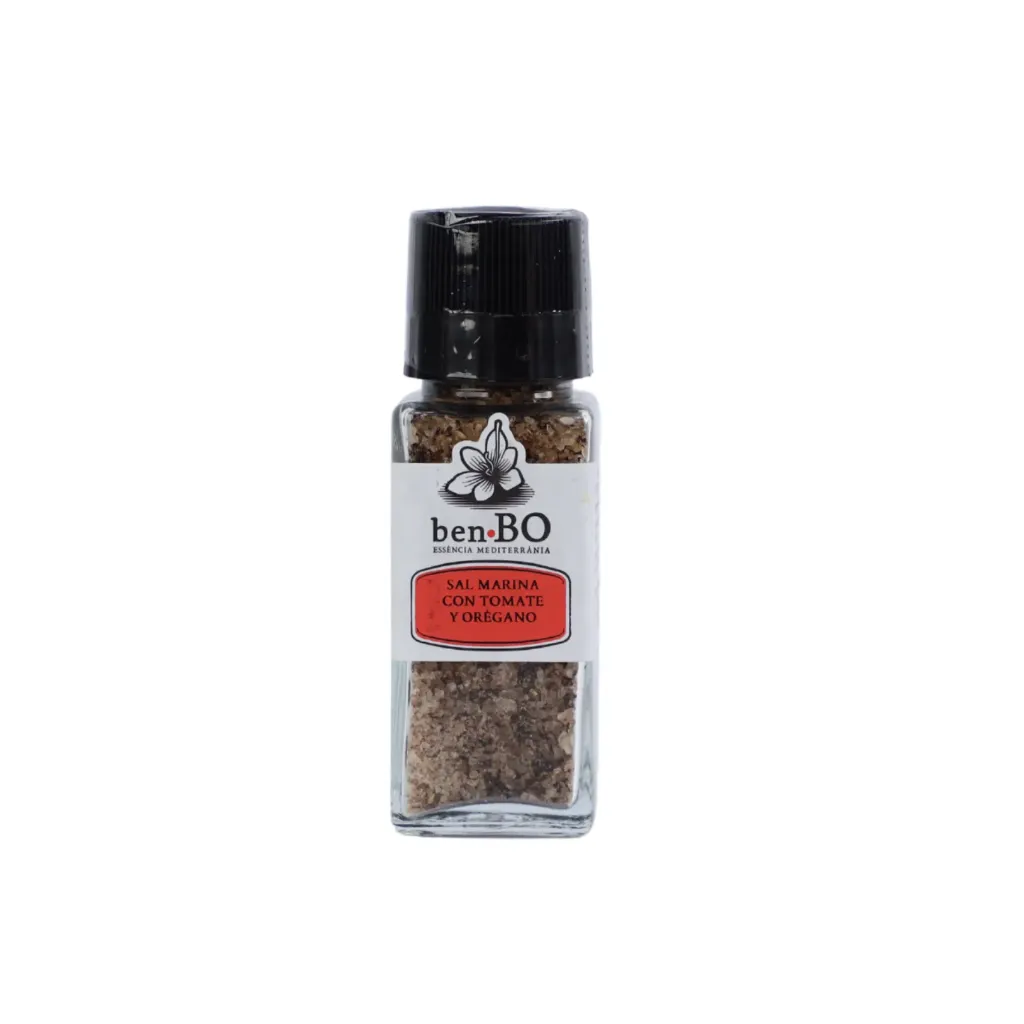 [A744] Sal Marina Tomate y Orégano 100gr-molinillo[BENBO]