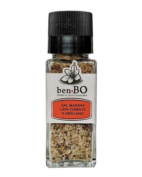 Sal Marina Tomate y Orégano 100gr-molinillo[BENBO]