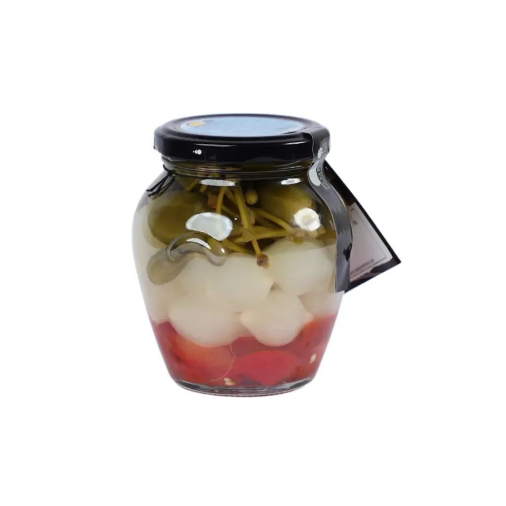 [OR2MIX1] Mix Jaen/Malaga (Pimientos Rojo Cebollitas y Alcaparron) 500 Gr[Campotoro]