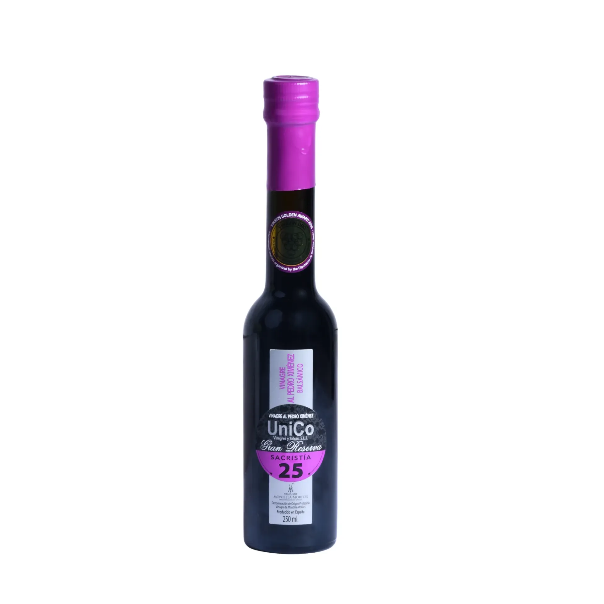 [010115221802] Vinagre de Montilla Moriles al Pedro Ximénez balsámico Gran reserva 250ml [UniCo]