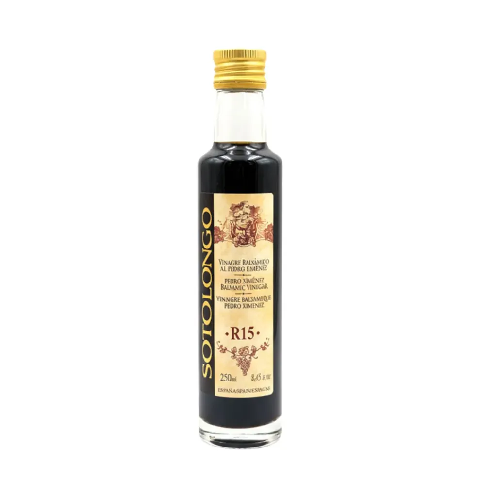 [010119020202] Vinagre Balsámico al Pedro Ximénez R15 Sotolongo 250 ml [UniCo]